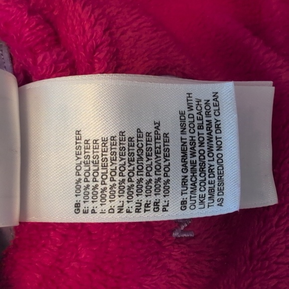 ❄️ The North Face Pink Fleece Infant Bunting | 6–12M | TNF One-Piece - Picture 2 of 6